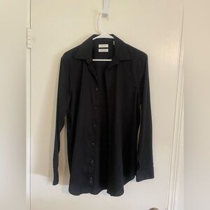 Calvin Klein Black Button-Up Shirt